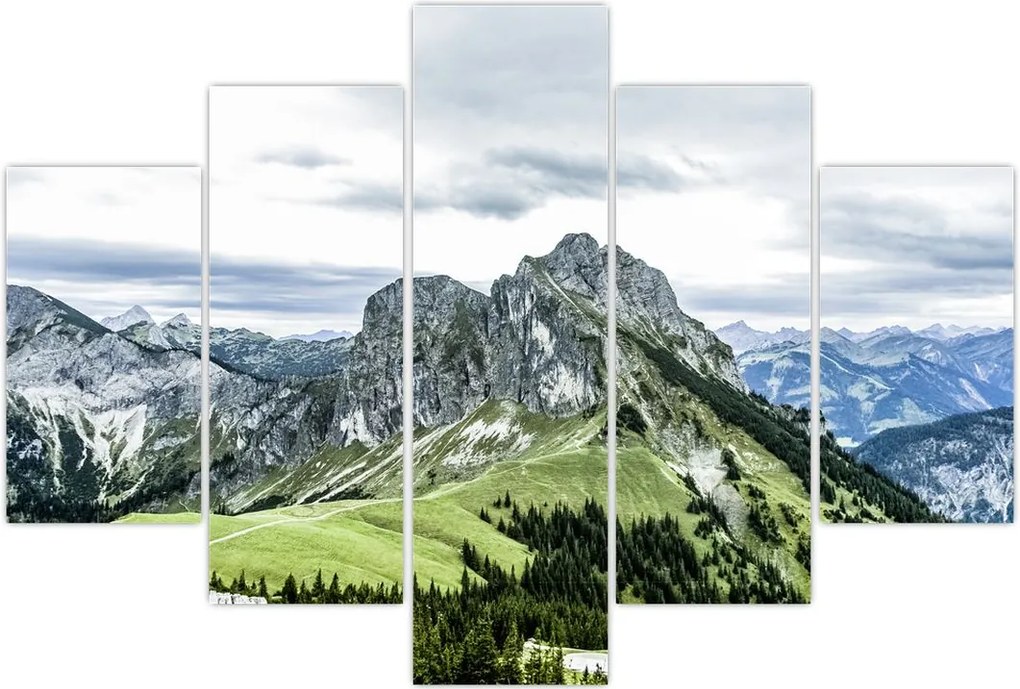 Tablou - Crestele munților (150x105 cm)