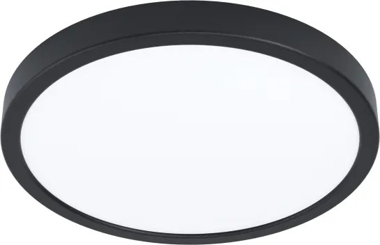 Eglo 901725 - Plafonieră LED RGBW reglabilă pentru baie FUEVA-Z LED/17,5W/230V 39,9cm IP44 neagră