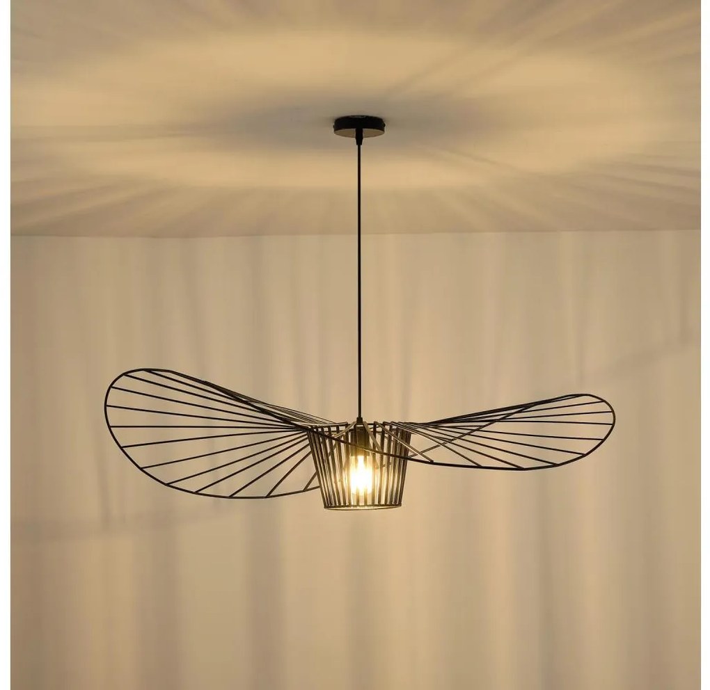 Lustră pe cablu 1xE27/40W/230V negru