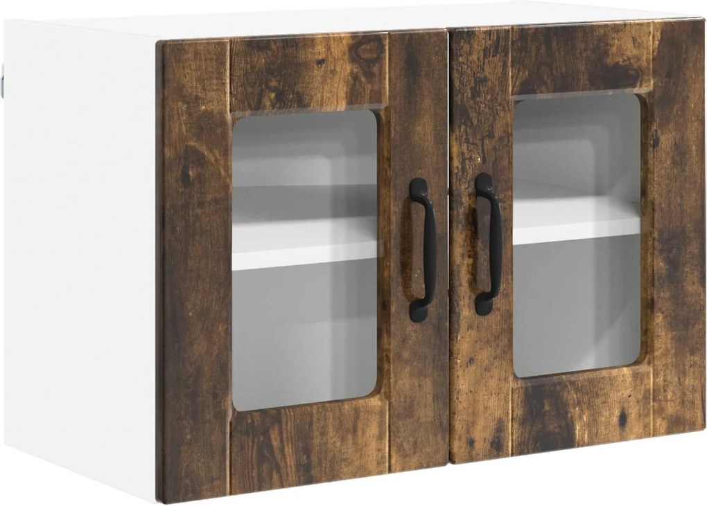 vidaXL Dulap de bucătărie Stejar fumuriu 60 x 31 x 40 cm Lemn compozit