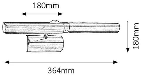 Aplică pentru tablouri Brilagi DANAE 2xE14/40W/230V alb