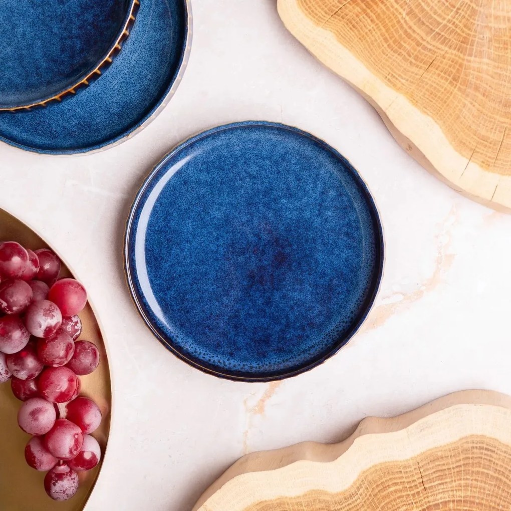 Altom Set of 2 saucers Reactive Stripes 14 cm