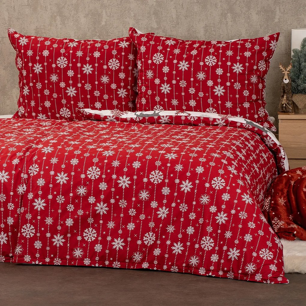 Lenjerie de pat din bumbac 4Home Snow, 140 x 200 cm, 70 x 90 cm