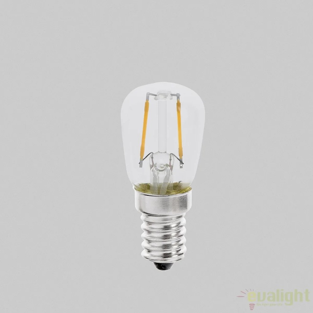 Bec E14 LED decorativ T26 FILAMENT 1W 2700K 17446