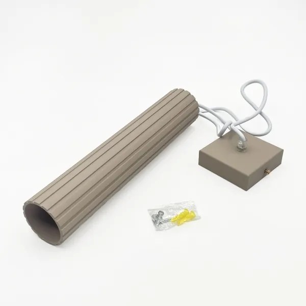 Pendul cu cablu CRISPINA 1xGU10/10W/230V, bej — Brilagi