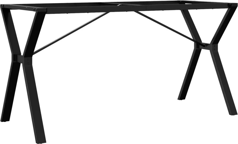 vidaXL Picioare masă de sufragerie Y-Frame 140x60x73 cm Oţel