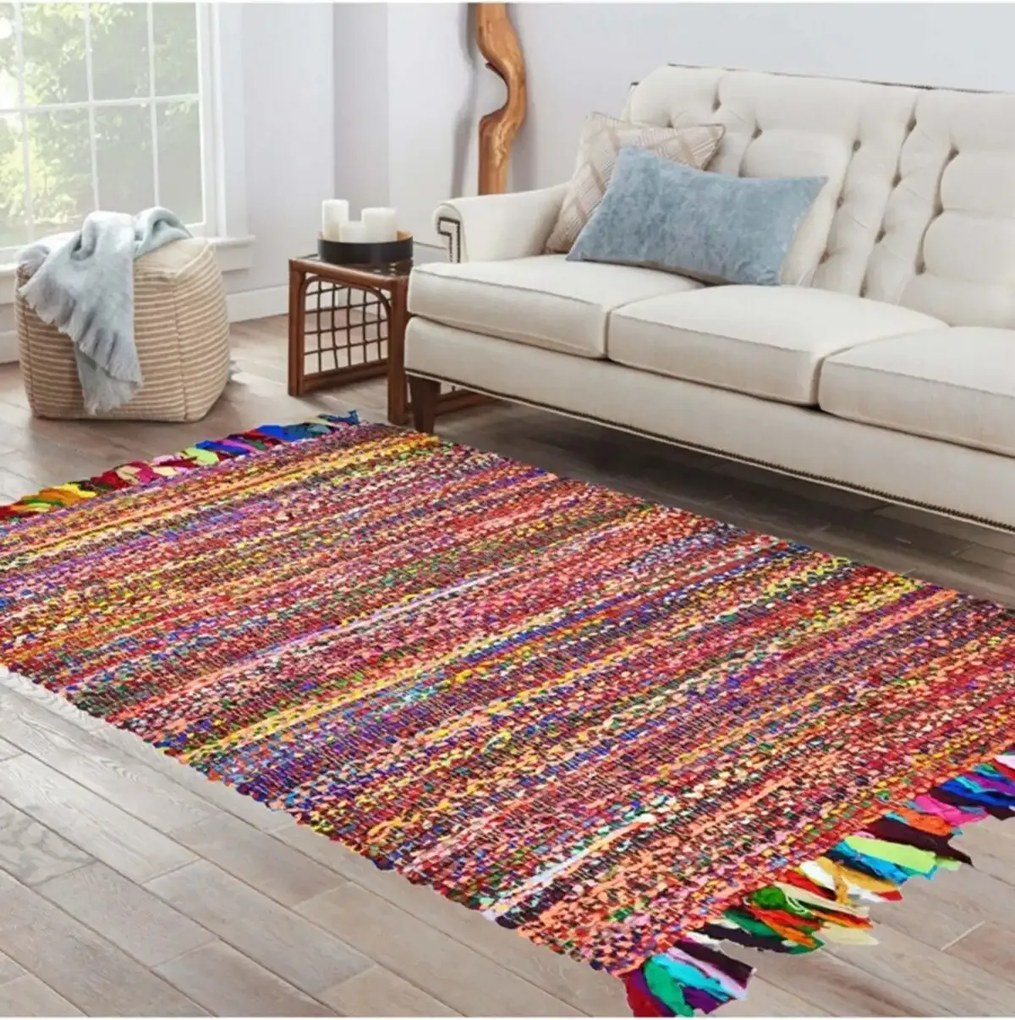 Covor iută Bolero Homs, caramiziu, 80X140 cm, 10305