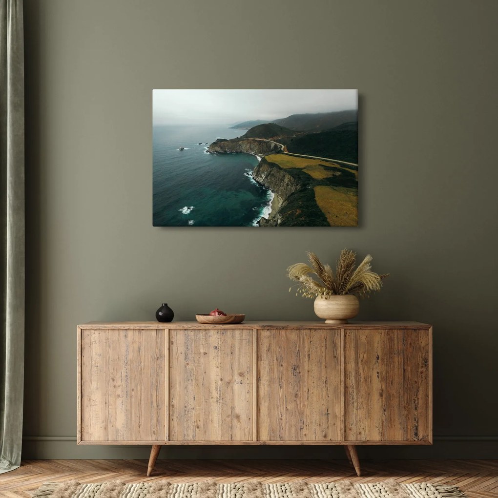 Tablou - Stânci în ocean (90x60 cm)