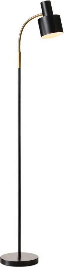 Halo Design 746866 - Lampă de podea VOGUE, 1xE27/40W/230V, negru/alamă