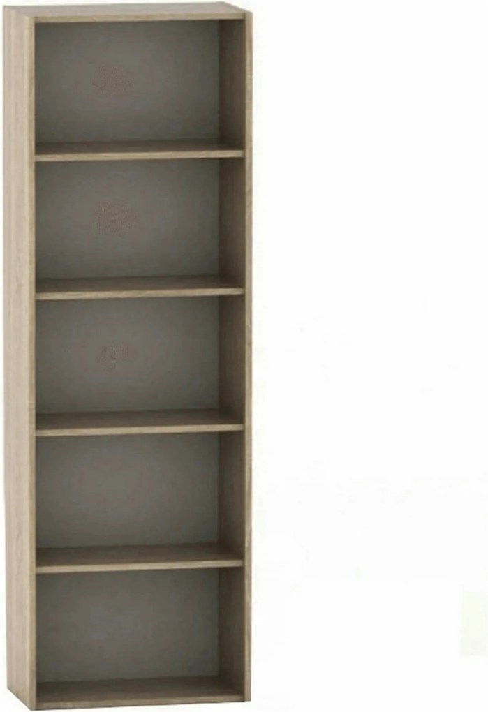 Biblioteca TEMPO ASISTENT NEW 001, stejar sonoma, PAL melaminat, 57x34