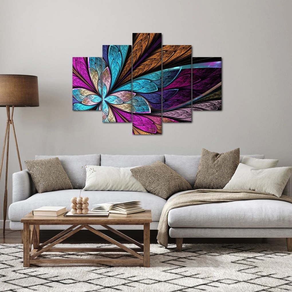 Tablou - Floare, abstracție (150x105 cm)