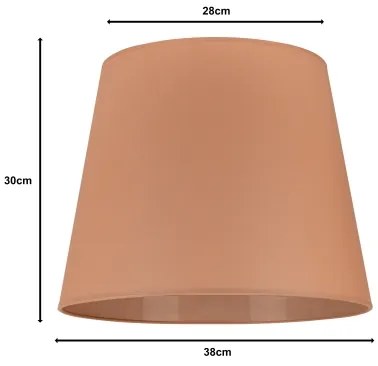 Duolla - Abajur pentru lampă de podea CLASSIC L E27 pr. 38 cm maro