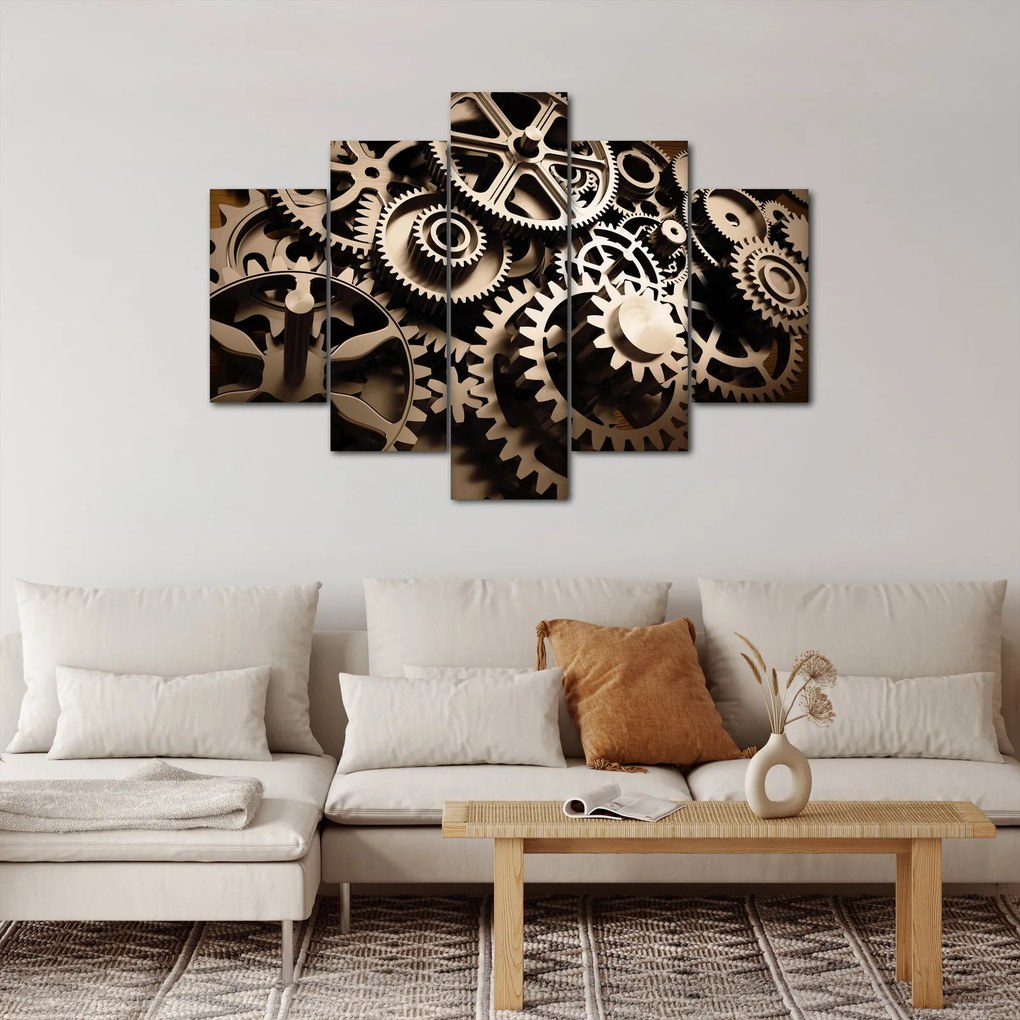 Tablou - Piese de ceas (150x105 cm)
