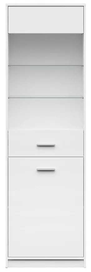 Vitrină Nepo Plus 23 (alb) . 1098364