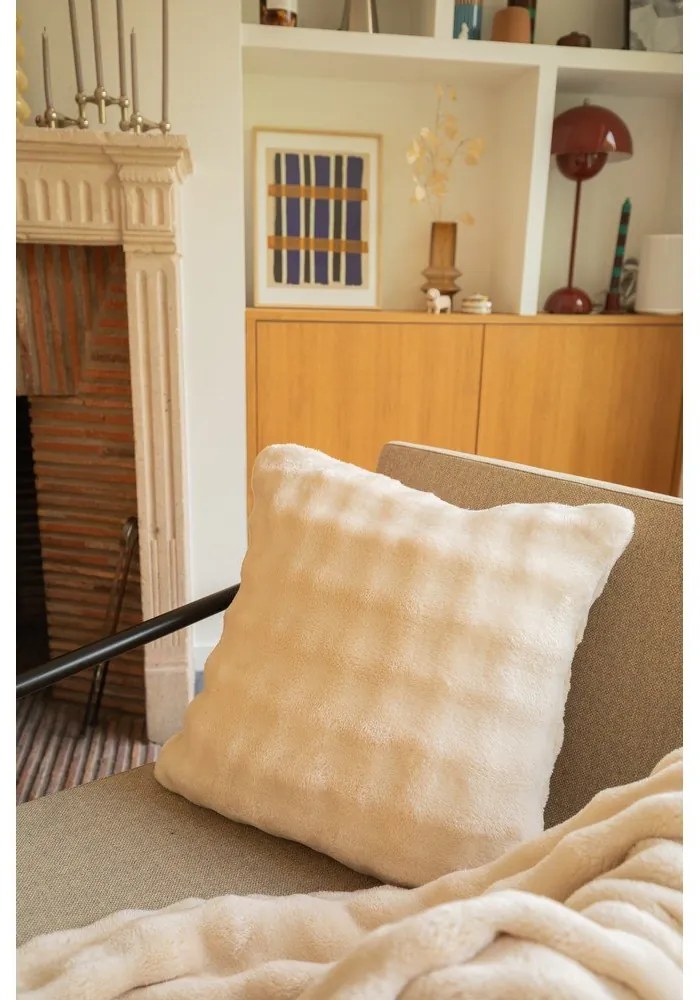 Pernă decorativă din micropluș/cocolino 45x45 cm Wave – Tiseco Home Studio