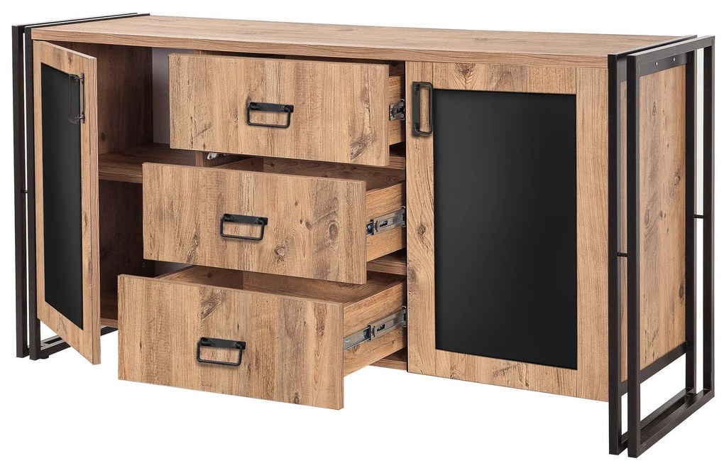 Consolă Arcas Tonya Atlantic Pine Negru