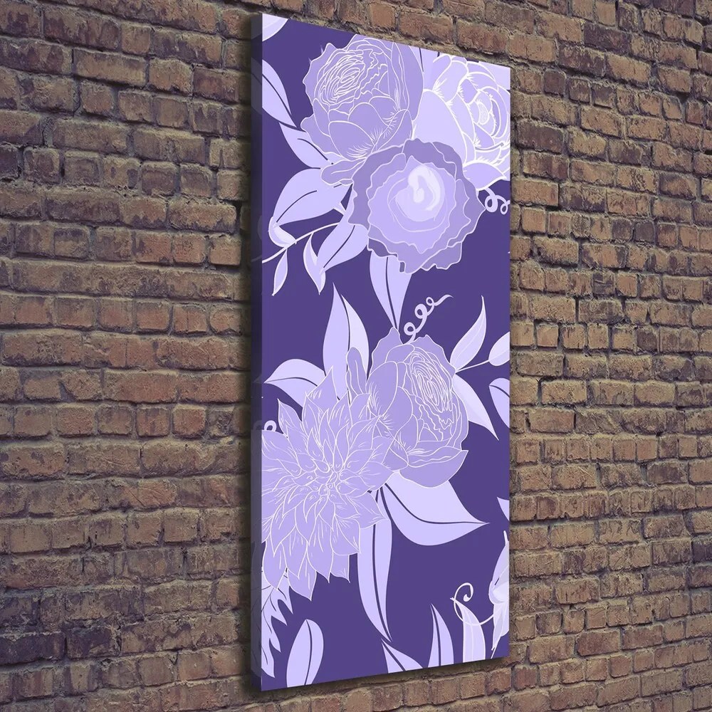 Print pe canvas Model floral