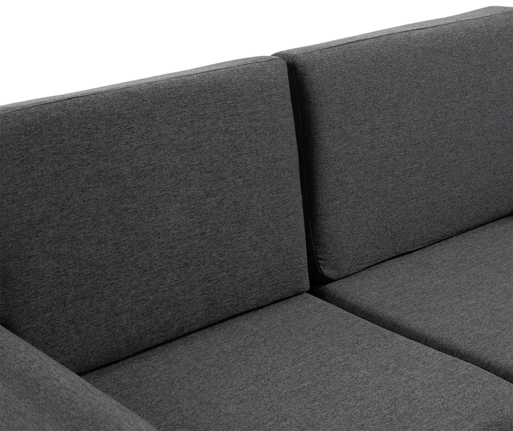 HOMCOM canapea 2 locuri tapitata compacta confortabila 141x70x78cm gri | Aosom Romania