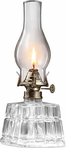 Brilagi - Lampă cu petrol MERLIN transparent/auriu/patină