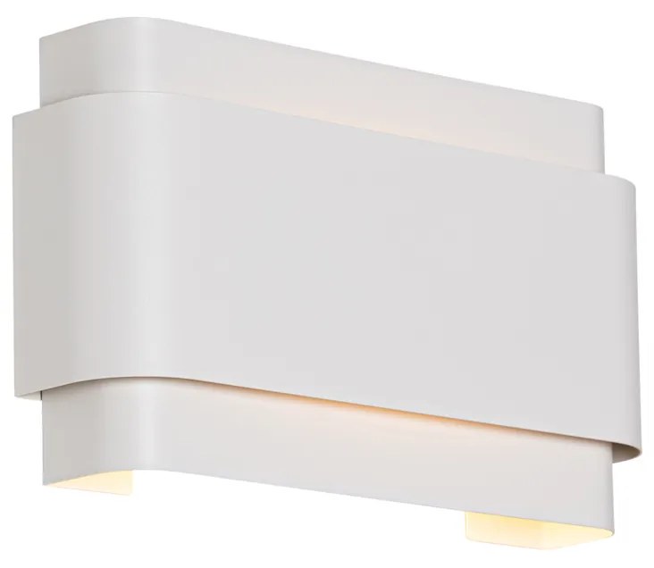Lampa de perete inteligentă albă cu 2 lumini, inclusiv Zigbee G9 - Coen