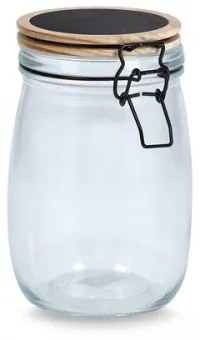 Borcan pentru depozitare cu capac, inchidere ermetica, Clip Closure Glass Medium, 1000 ml, Ø 11xH17 cm