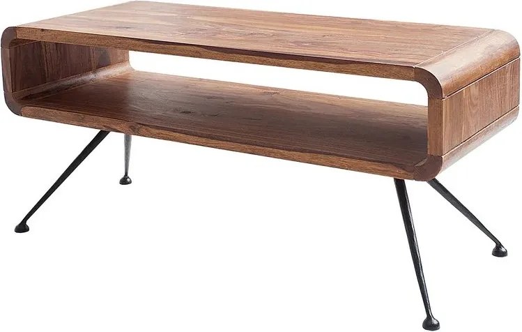 Masuta eleganta din lemn masiv Alpha 100cm Sheesham A-37512 VC