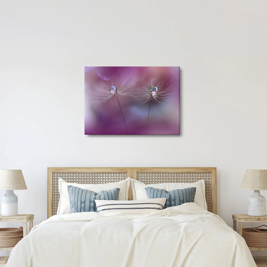 Tablou cu picături pe puf (70x50 cm)