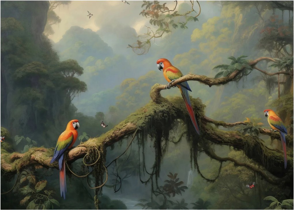 Tablou - Pădure tropicală (70x50 cm)