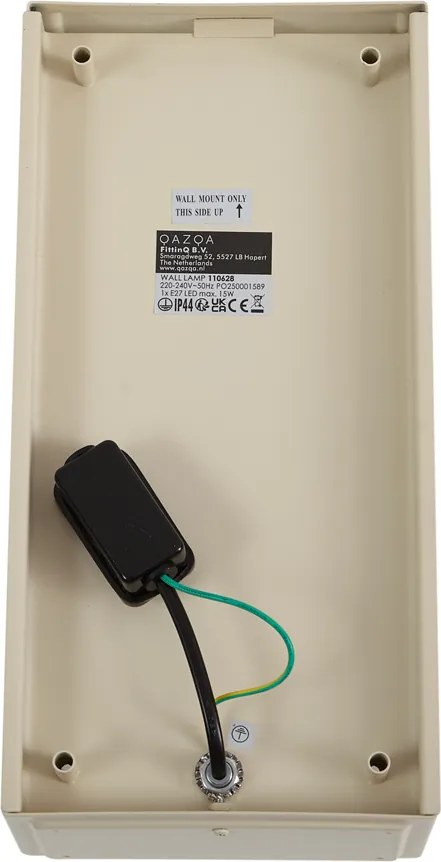 Felinar clasic de perete pentru exterior bej IP44 - Rotterdam