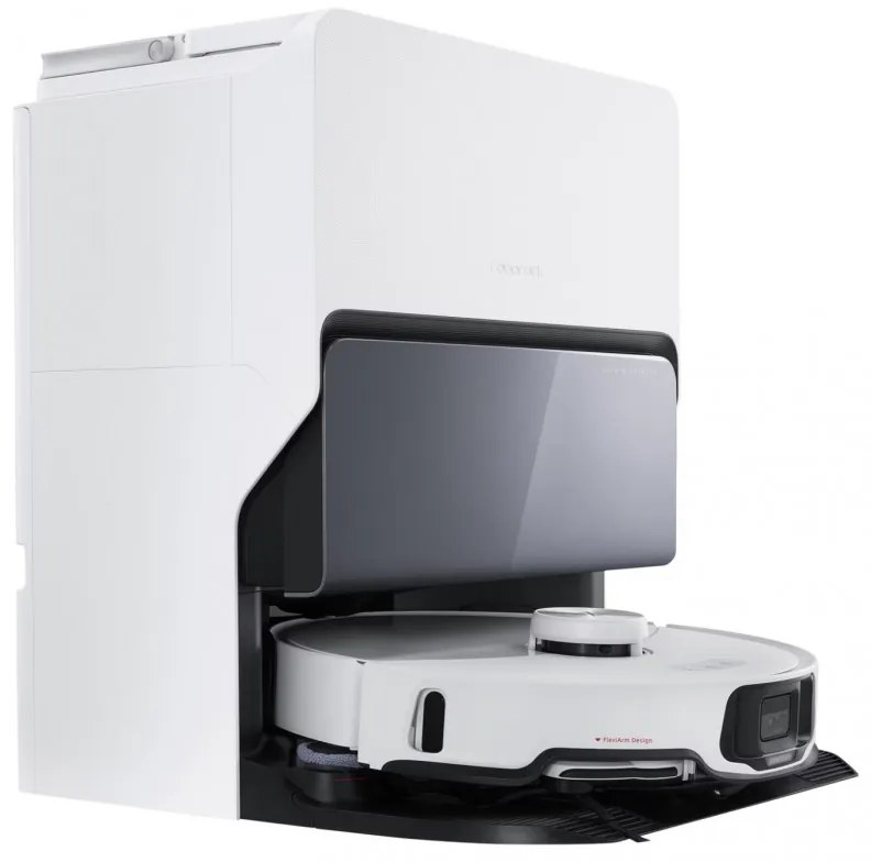 Aspirator robotic ROBOROCK S8 MaxV Ultra S8MVU02-00, 69 W, 10000 Pa, Lidar, Wi-Fi, Comenzi vocale, 5200 mAh, 3D mapping, Autonomie până la 180 min, Alb