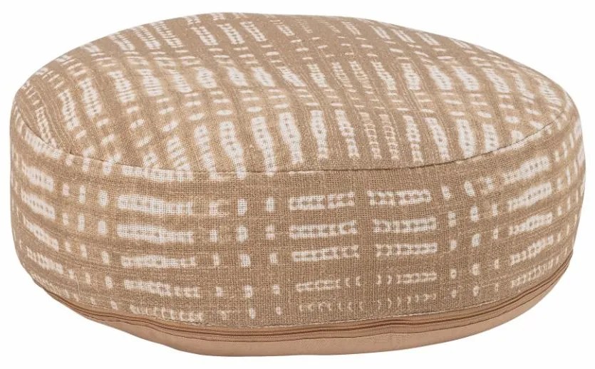 Taburet rotund din lemn de mango cu perna detasabila, 60 X 42 cm, Paloma