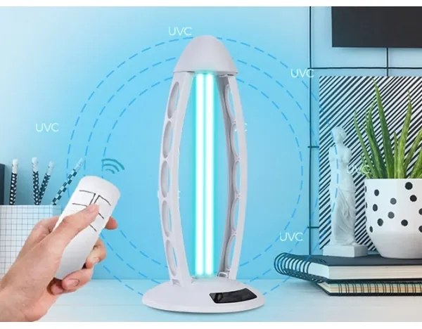 Luxera 70416 - Lampă germicidă UVC 38W cu ozon, 230V + telecomandă