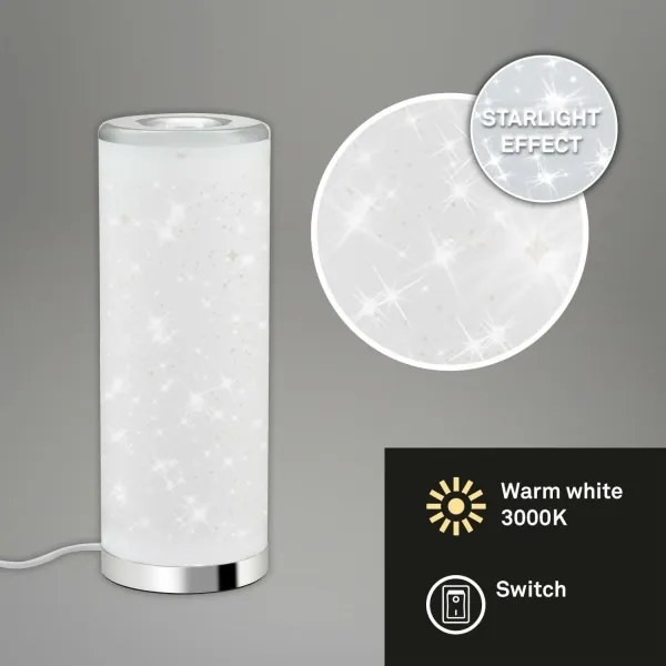 Lampă LED de masă STARRY SKY 1xGU10/5W/230V alb Briloner 7332-018
