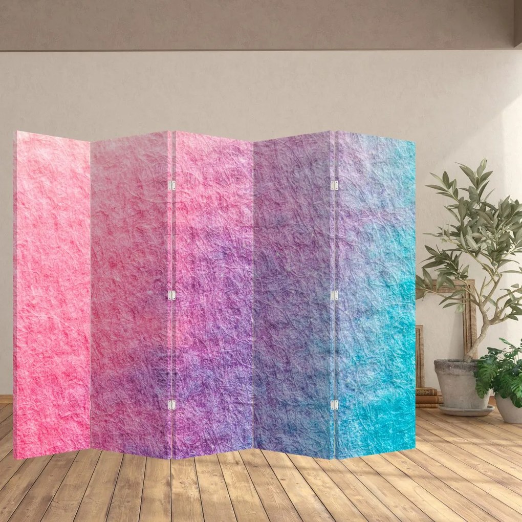 Paravan - Textură colorată (210x170 cm)