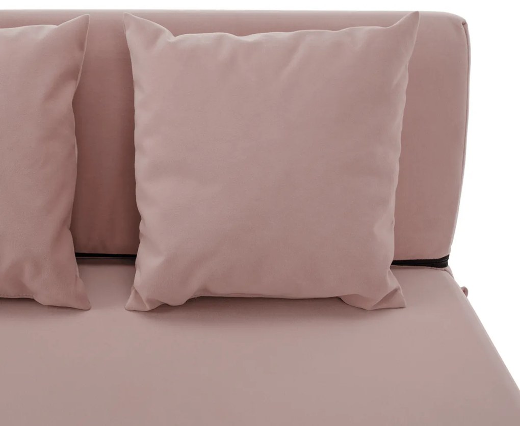 Scaun pliant/saltea PELOS, rozu