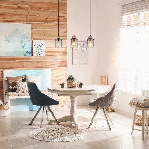 Lustră pe cablu REID 3xE27/15W/230V Globo 15707-3H