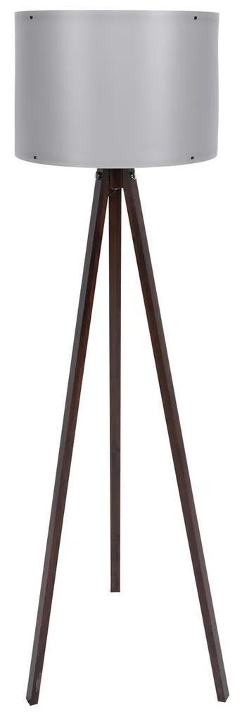 Lampadar Donald haaus V1, 60 W, Gri/Nuc, H 145 cm