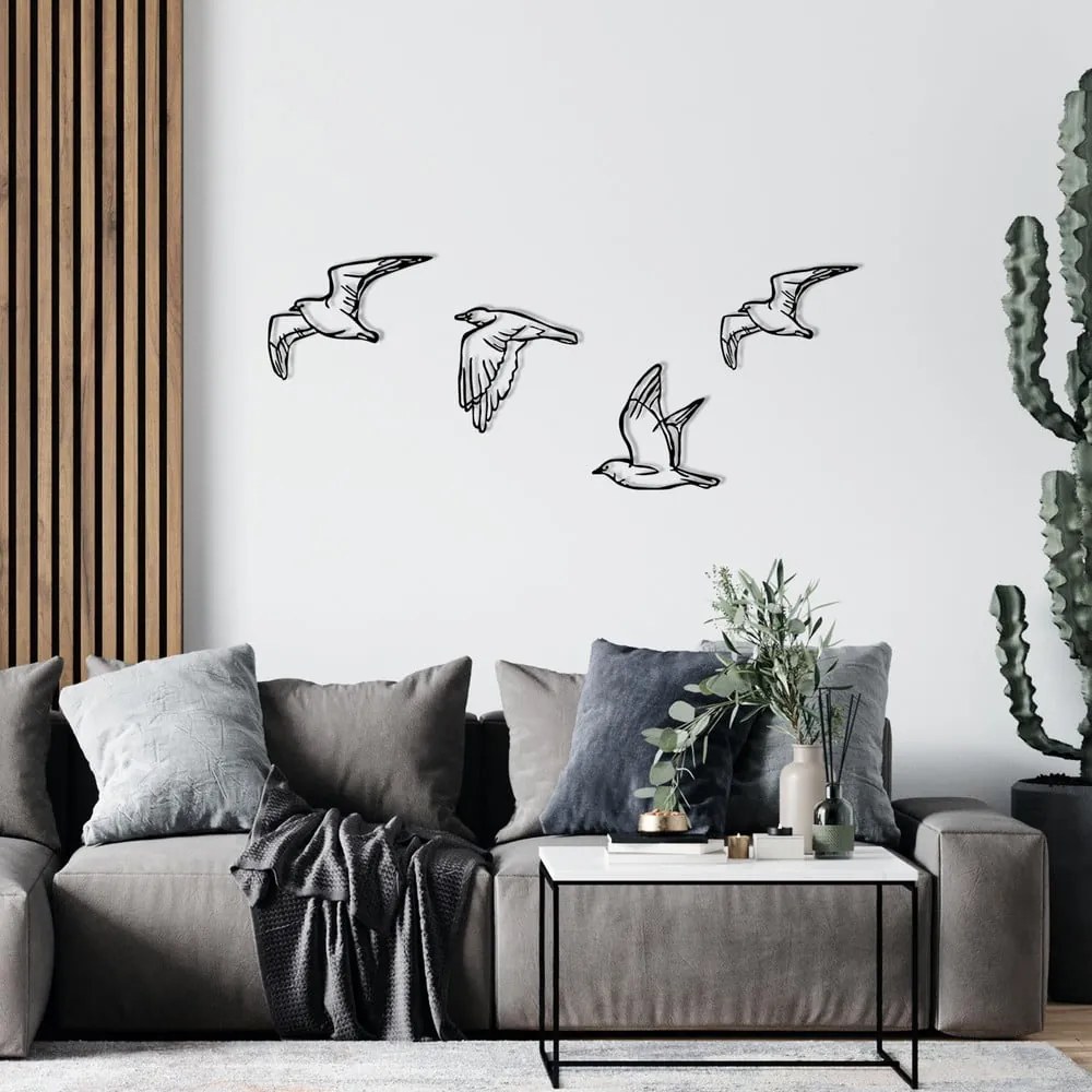 Decorațiune de perete din metal 100x24 cm Zevahir – Wallity