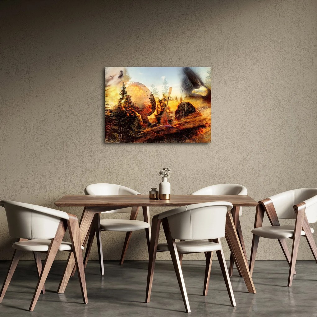 Tablou - Motiv șamanic (70x50 cm)