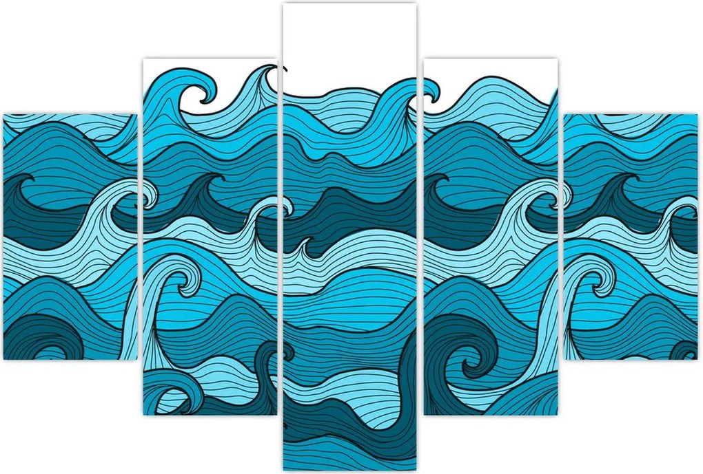 Tablou - Marea, abstracție (150x105 cm)