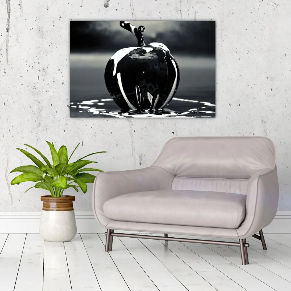 Tablou cu mărul negru (90x60 cm)