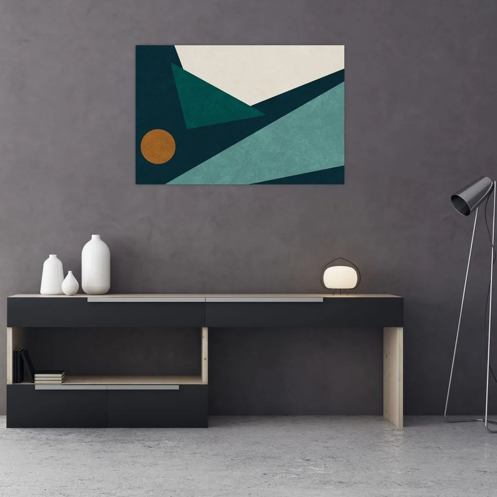 Tablou - Abstract cubic (90x60 cm)