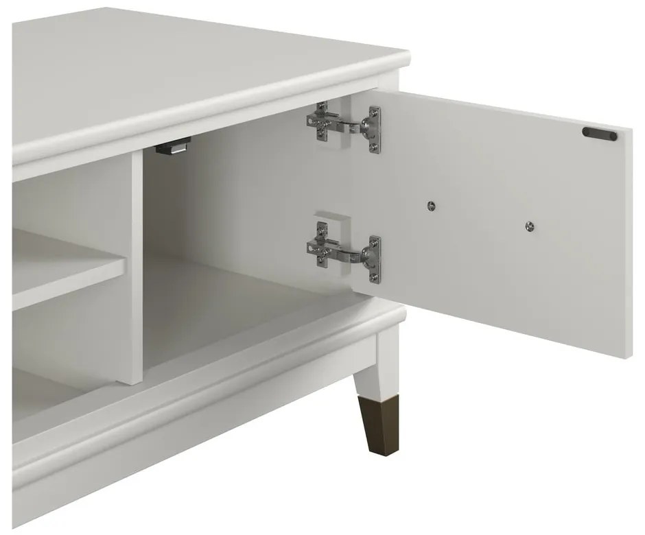 Masă TV CosmoLiving by Cosmopolitan Westerleigh, alb