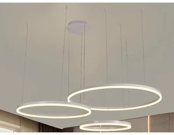 Lustră LED dimabilă pe cablu LED/125W/230V 3000-6500K + telecomandă