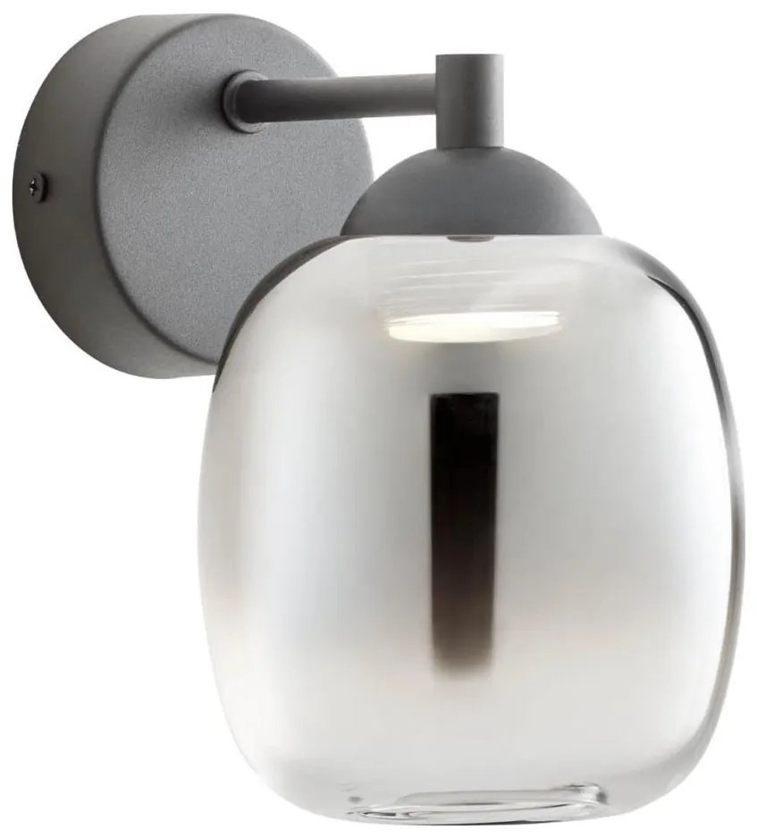 Redo 01-3483 - Lampă de perete LED KHADI LED/6W/230V CRI 90 negru/fumuriu