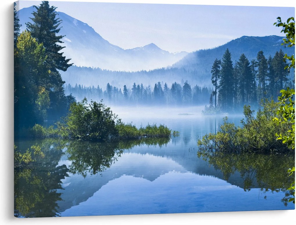Tablou cu lac montan (70x50 cm)