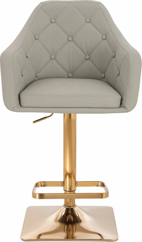 HR831KW Scaun Culoare in Piele Ecologica Premium Soft cu Bază Aurie