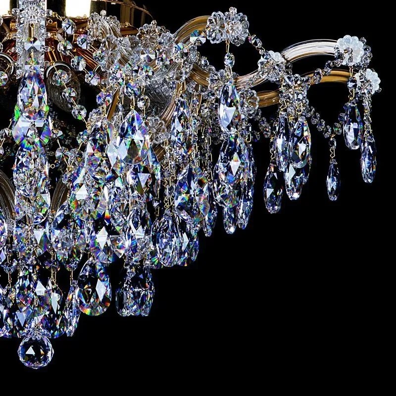 Plafoniera Cristal Bohemia Exclusive diametru 80cm MARIA TEREZIA 40 CE