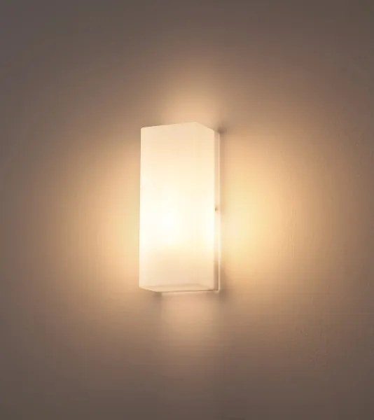 Globo 32067 - Aplică de perete pentru exterior PHELPS 1xE27/15W/230V IP44 albă