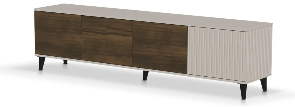 Comoda TV Random 2 RTV-3 casmir/nuc/negru L200 cm